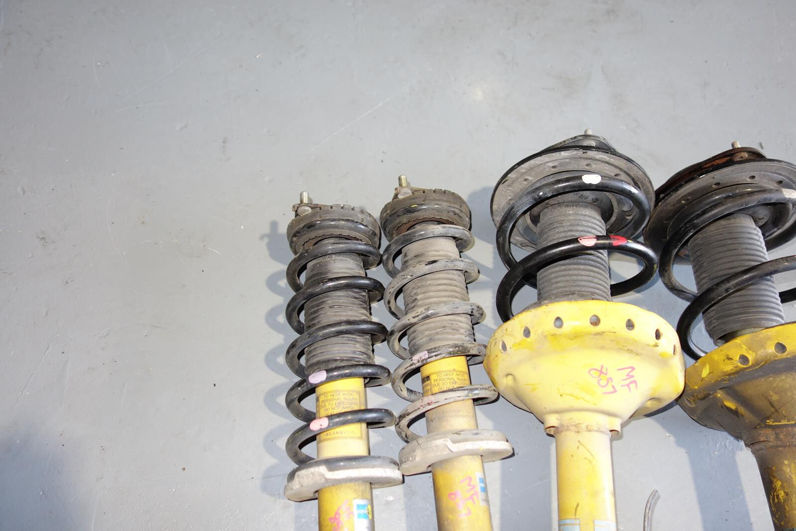 JDM Subaru Legacy Bilstein Shock Spring Strut Front Rear Suspension 05-09 MF-857