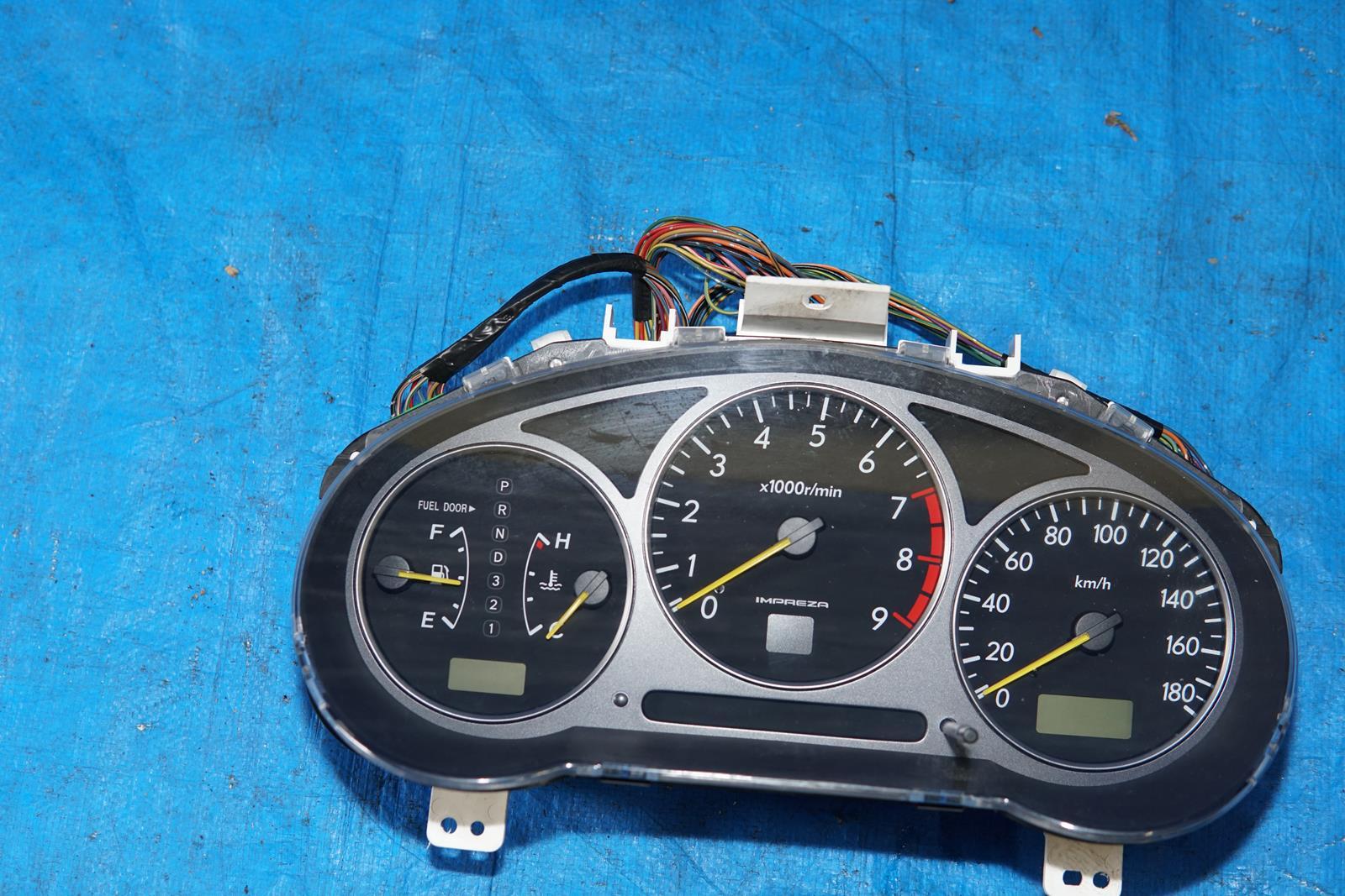 JDM Subaru Impreza WRX Gauge Cluster Speedometer 2002-2003 Automatic Version 7