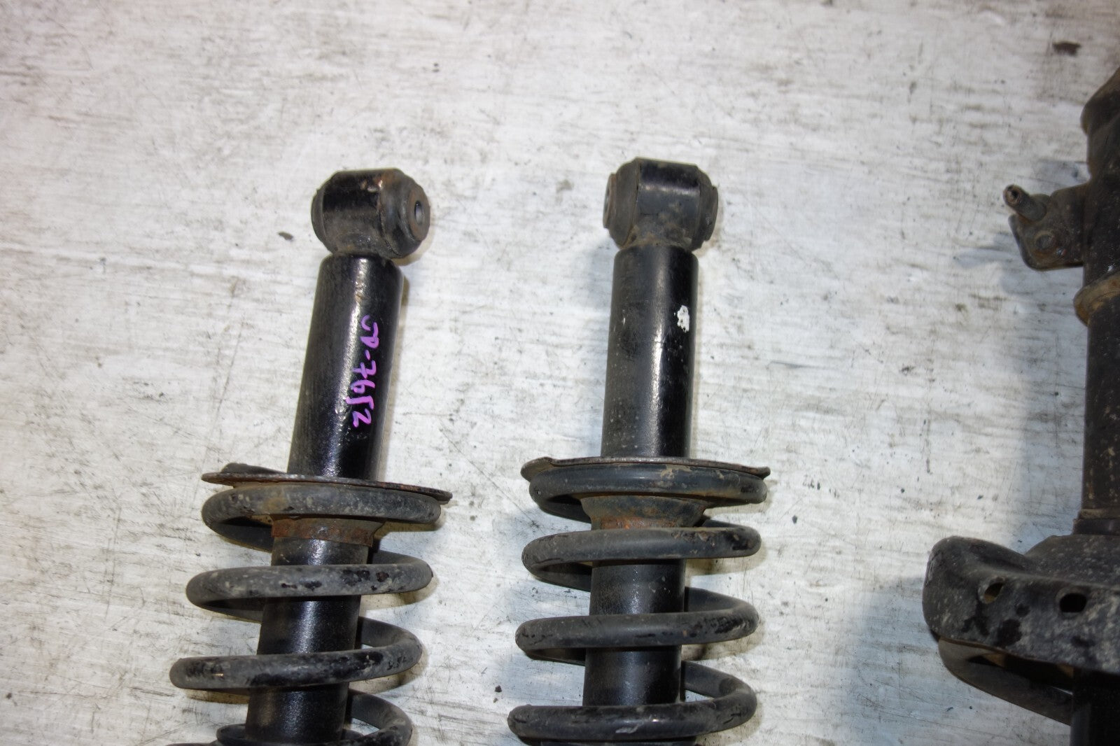 JDM 2008-2014 SUBARU IMPREZA WRX OEM FRONT & REAR RS-R SHOCKS STRUT COIL SPRING