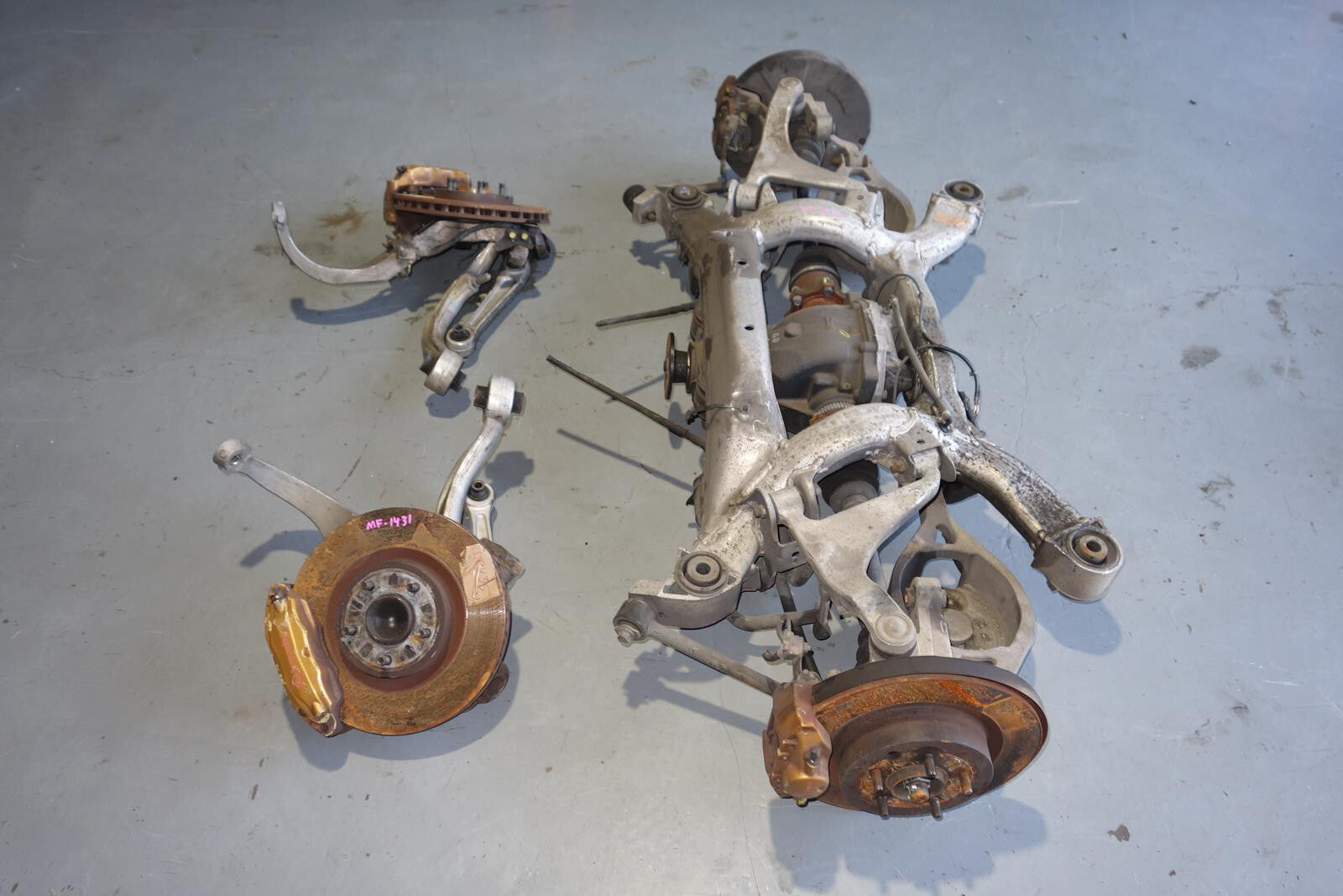 03-07 Infiniti G35 Coupe Front Rear M/T LSD Differential Brembo Brakes Subframe