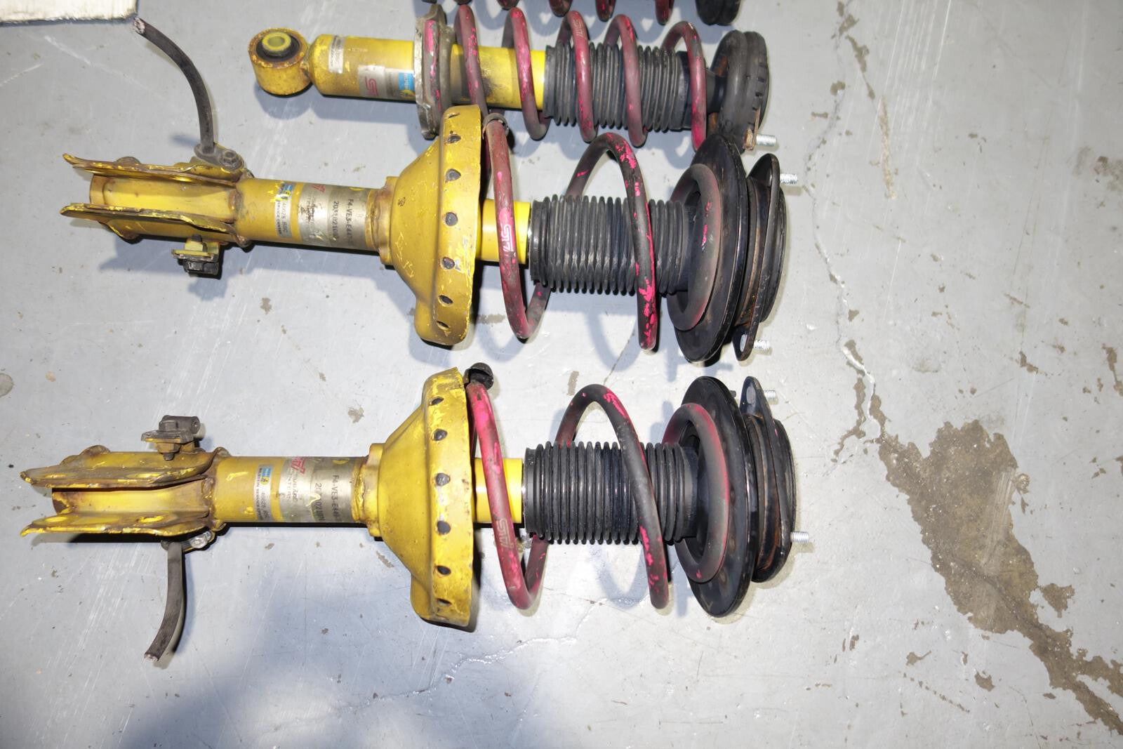 JDM Subaru Legacy STi S402 BILSTEIN Shocks Struts Coil Springs 2005-2009 BP5 BP9