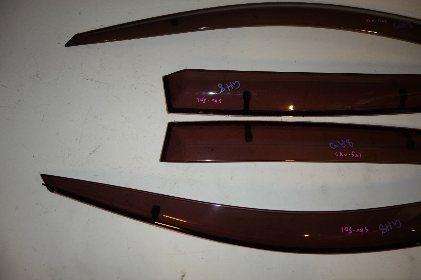 Subaru Impreza WRX STi Wagon Window Visors Rain Guards JDM Rare 2008-2014