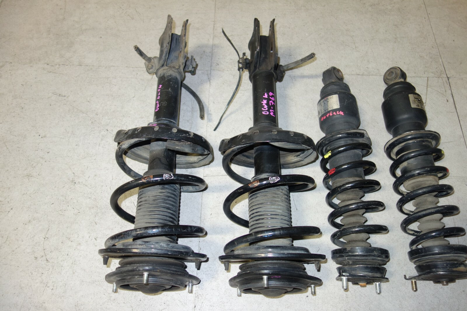 JDM Subaru Outback Wagon Front / Rear Suspension Shock Strut Spring 2005-2009