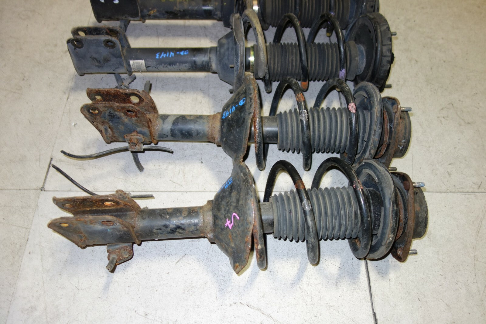 Subaru Impreza WRX Genuine Shocks Struts Coil Springs Suspension Low Miles 02-03