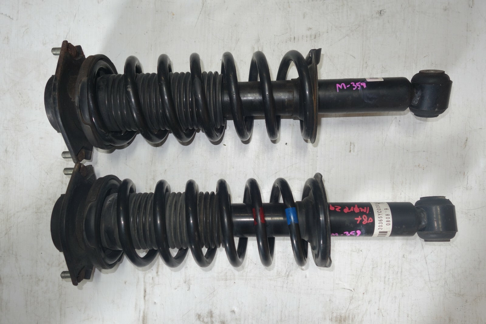 JDM 2008-2014 SUBARU IMPREZA WRX OEM KYB REAR SHOCKS STRUTS COIL SPRING GENUINE
