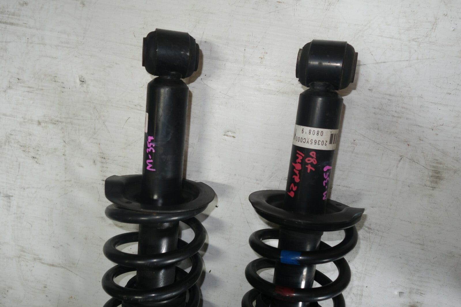 JDM 2008-2014 SUBARU IMPREZA WRX OEM KYB REAR SHOCKS STRUTS COIL SPRING GENUINE