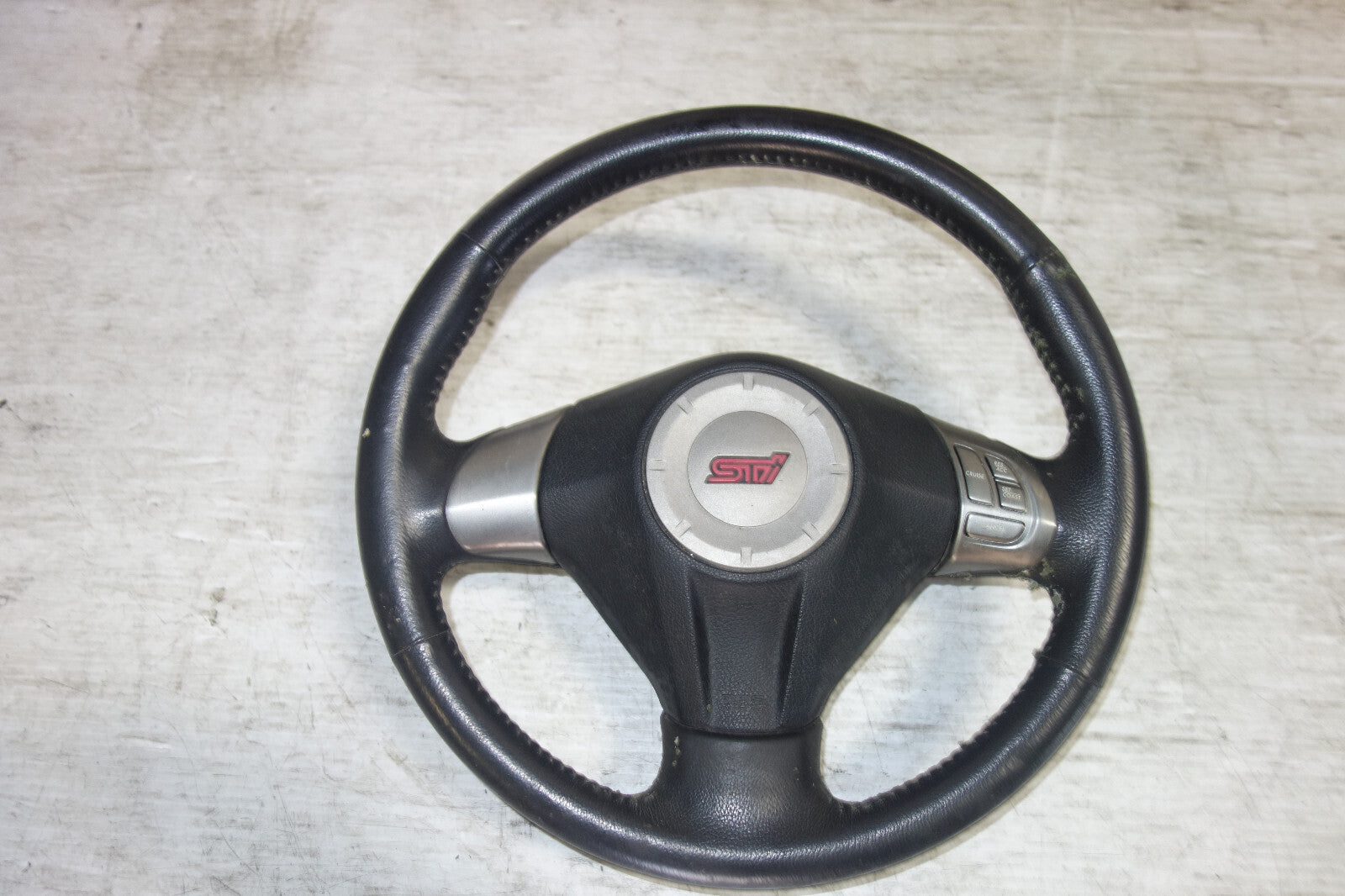 JDM Subaru Impreza WRX STi GR GRB Steering Wheel & Hub 2008-2014 STi V10 GVF