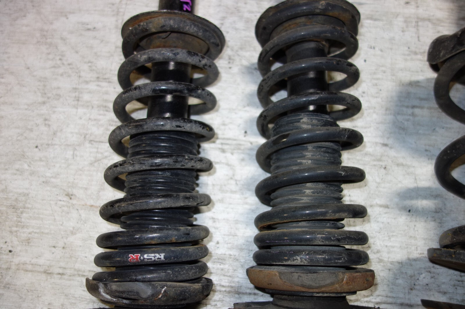 JDM 2008-2014 SUBARU IMPREZA WRX OEM FRONT & REAR RS-R SHOCKS STRUT COIL SPRING