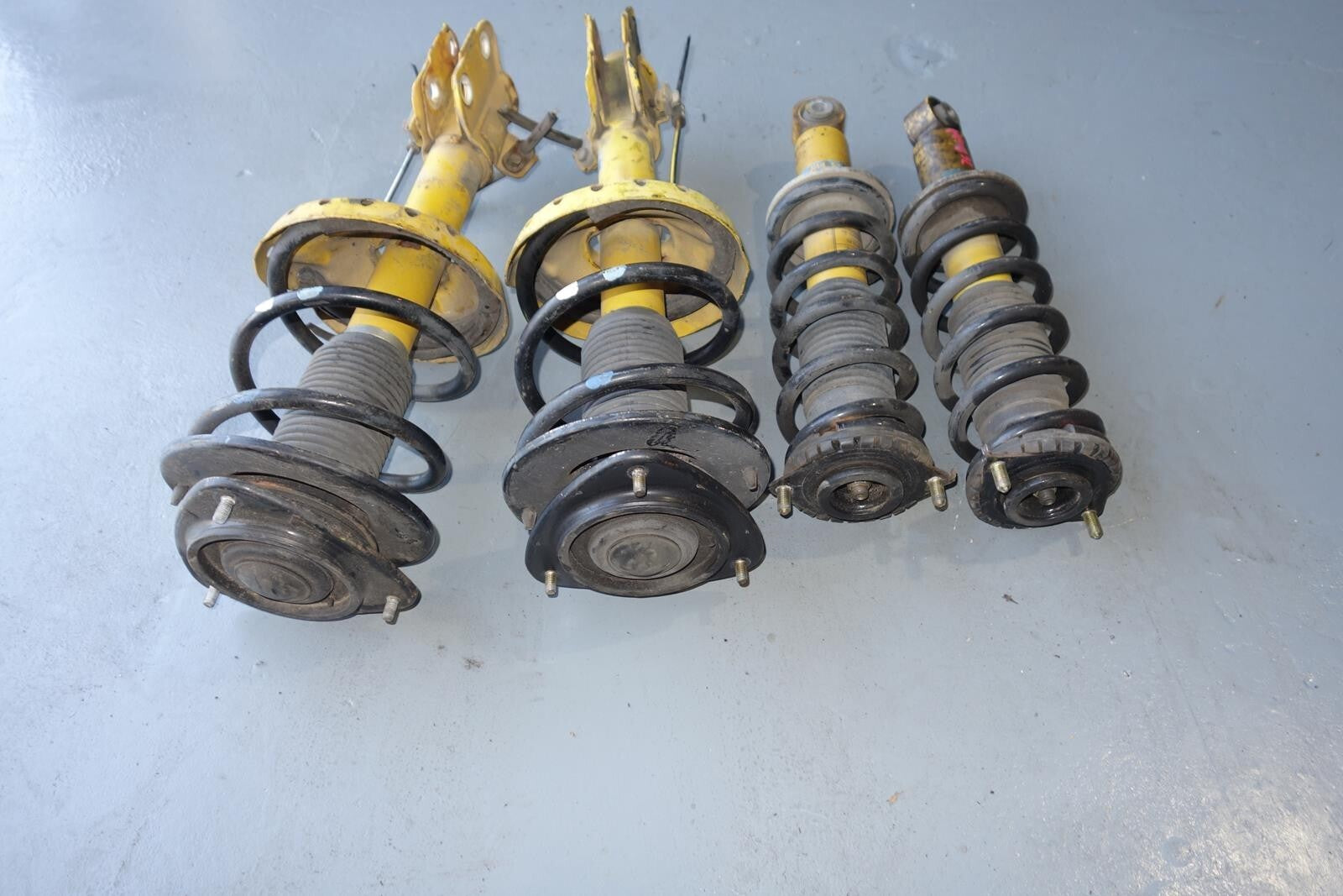 JDM Subaru Legacy Bilstein Yellow Shocks Struts Springs 2005-2009 # MF -854