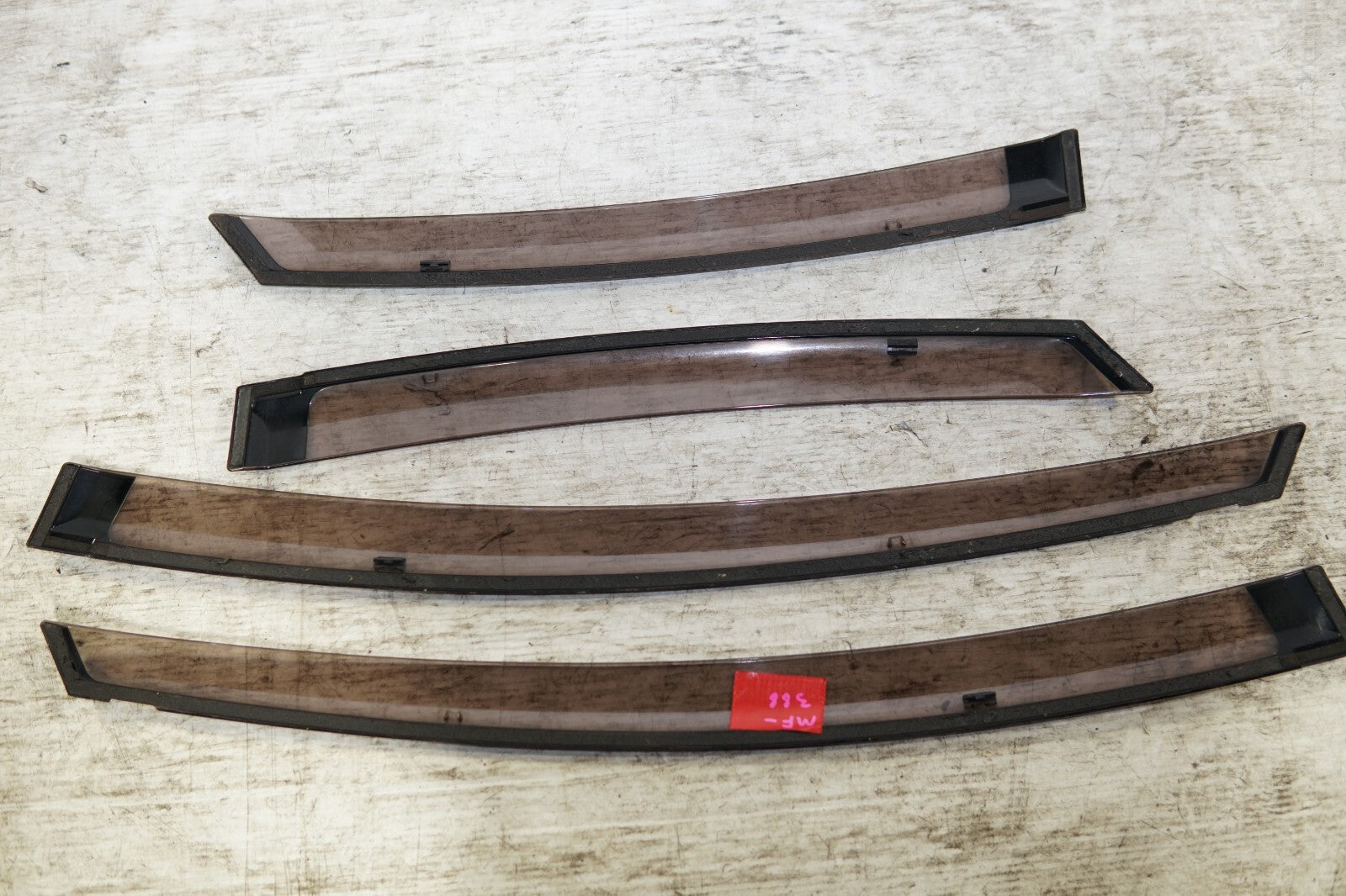 JDM TOYOTA PRIUS OEM WINDOW VISOR RAIN GUARDS ZVW30 2010-2015 MF-388
