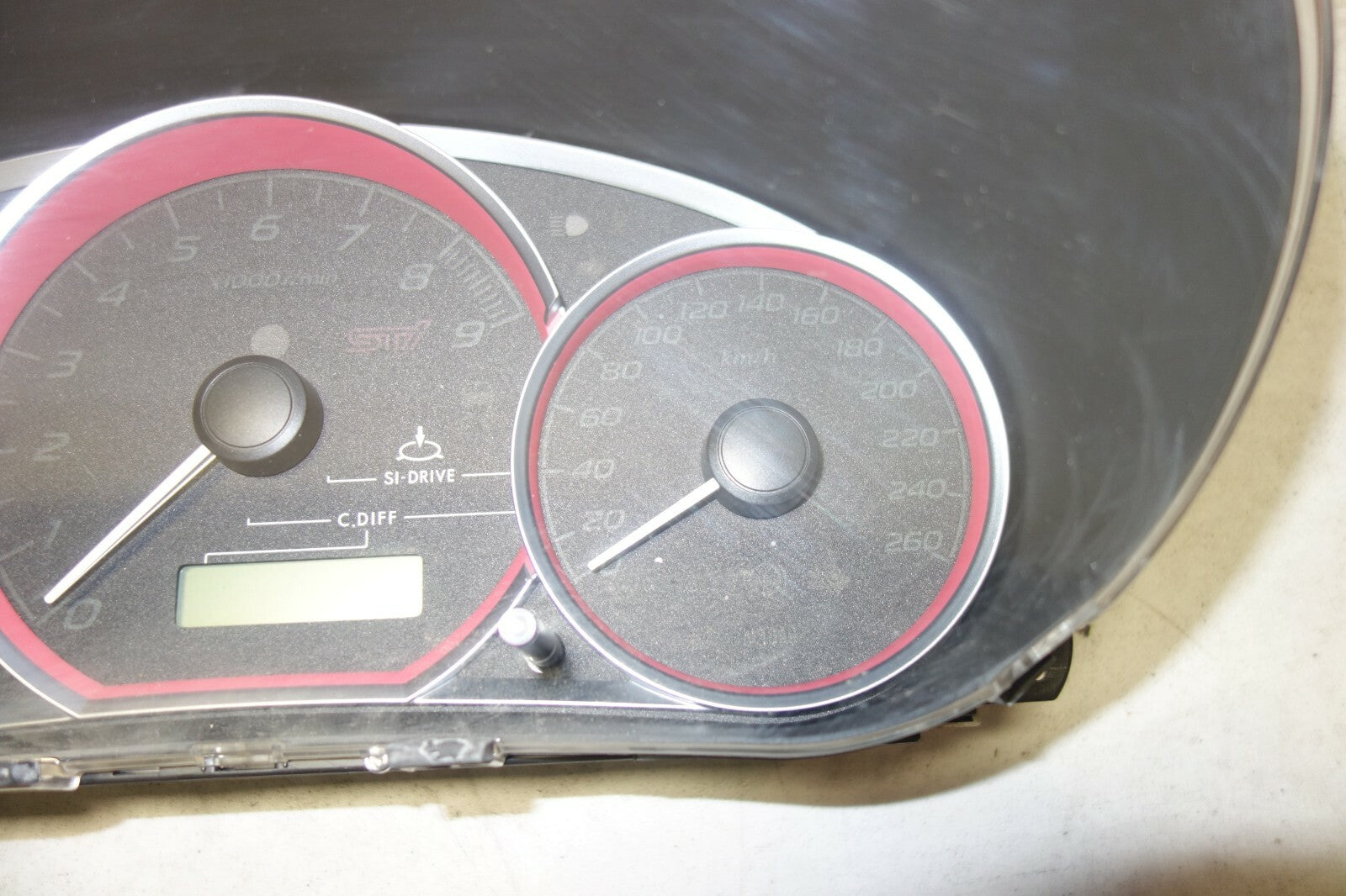 JDM Subaru Impreza WRX STI 6 Speed Manual Gauge Cluster 260KM/H 2008-2014