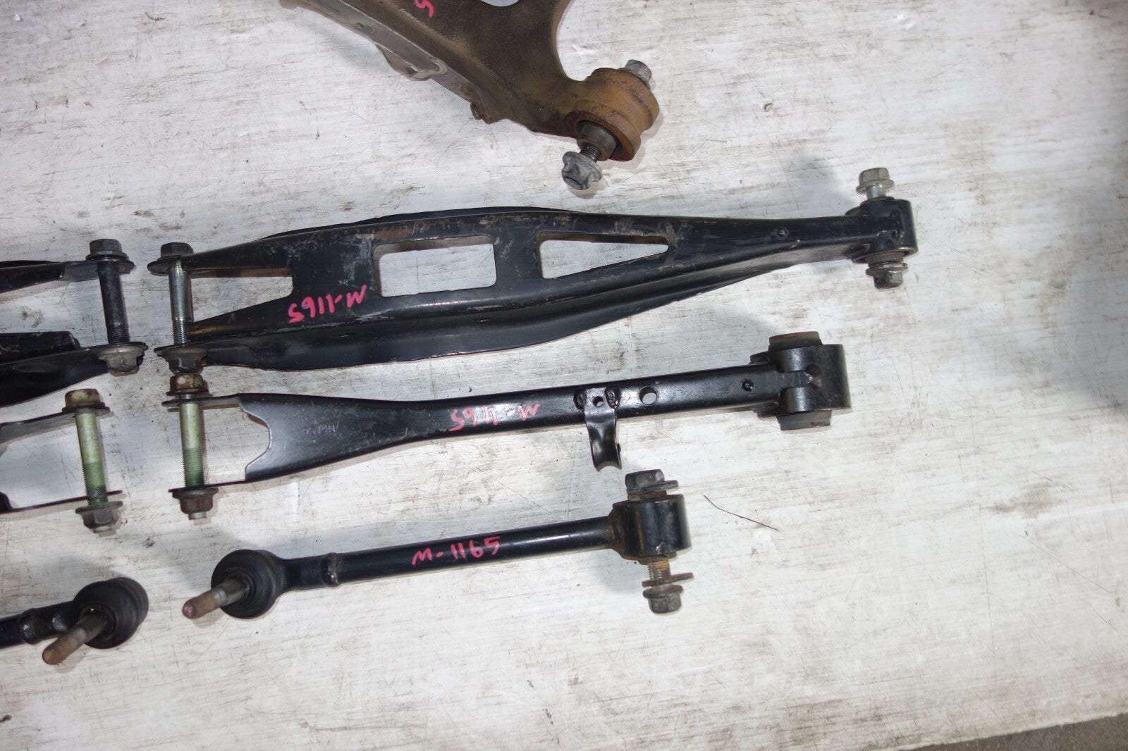 JDM 2008-2014 SUBARU IMPREZA WRX STi OEM REAR UPPER LOWER CONTROL ARM TOE ARM
