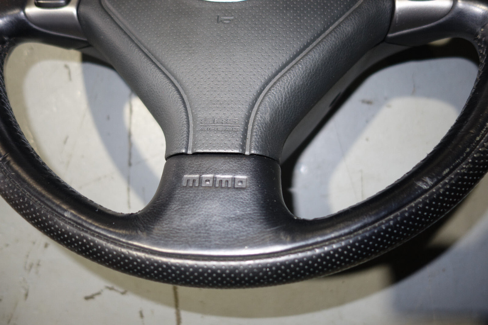 2003-2008 Subaru Forester OEM Momo Steering Wheel & Hub Leather SG5 SG9 #2