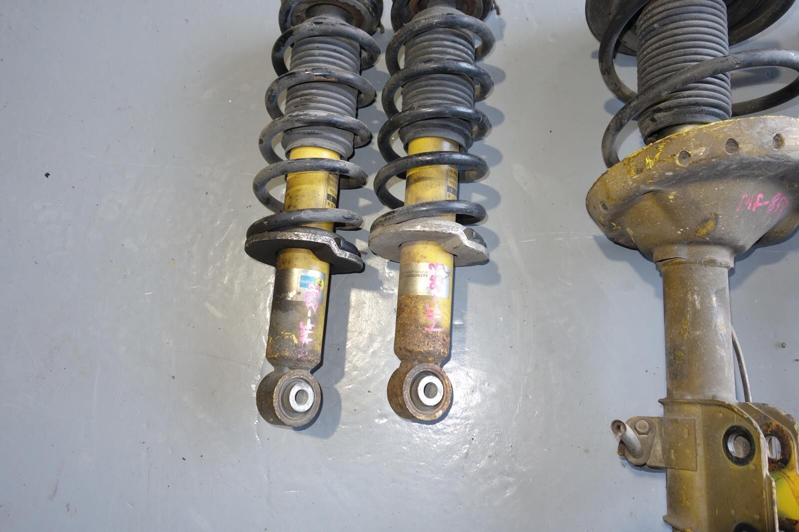 JDM Subaru Legacy Bilstein Yellow Shocks Struts Springs 2005-2009 # MF -853