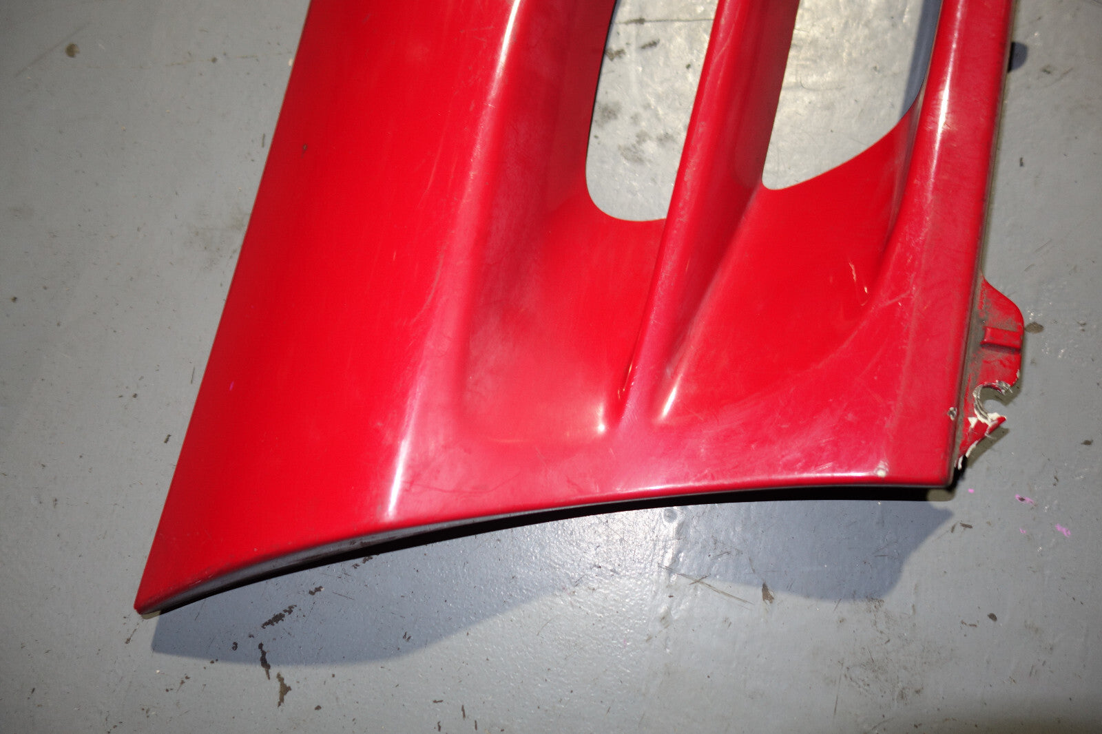 JDM Toyota MR2 MR-2 SW20 OEM Rear Side Vents Exterior Trim Vent Red 1991-1999