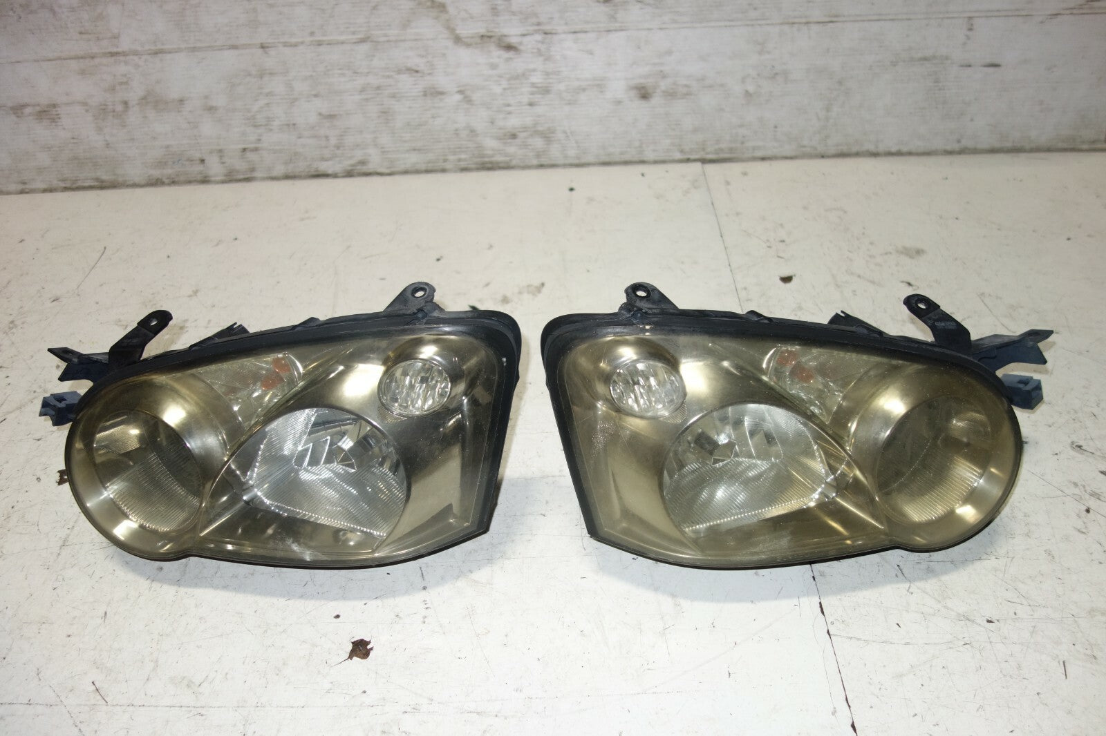 JDM Subaru Impreza WRX STI Headlights Headlamps HID V8 BLob Eye 2004 2005 Pair
