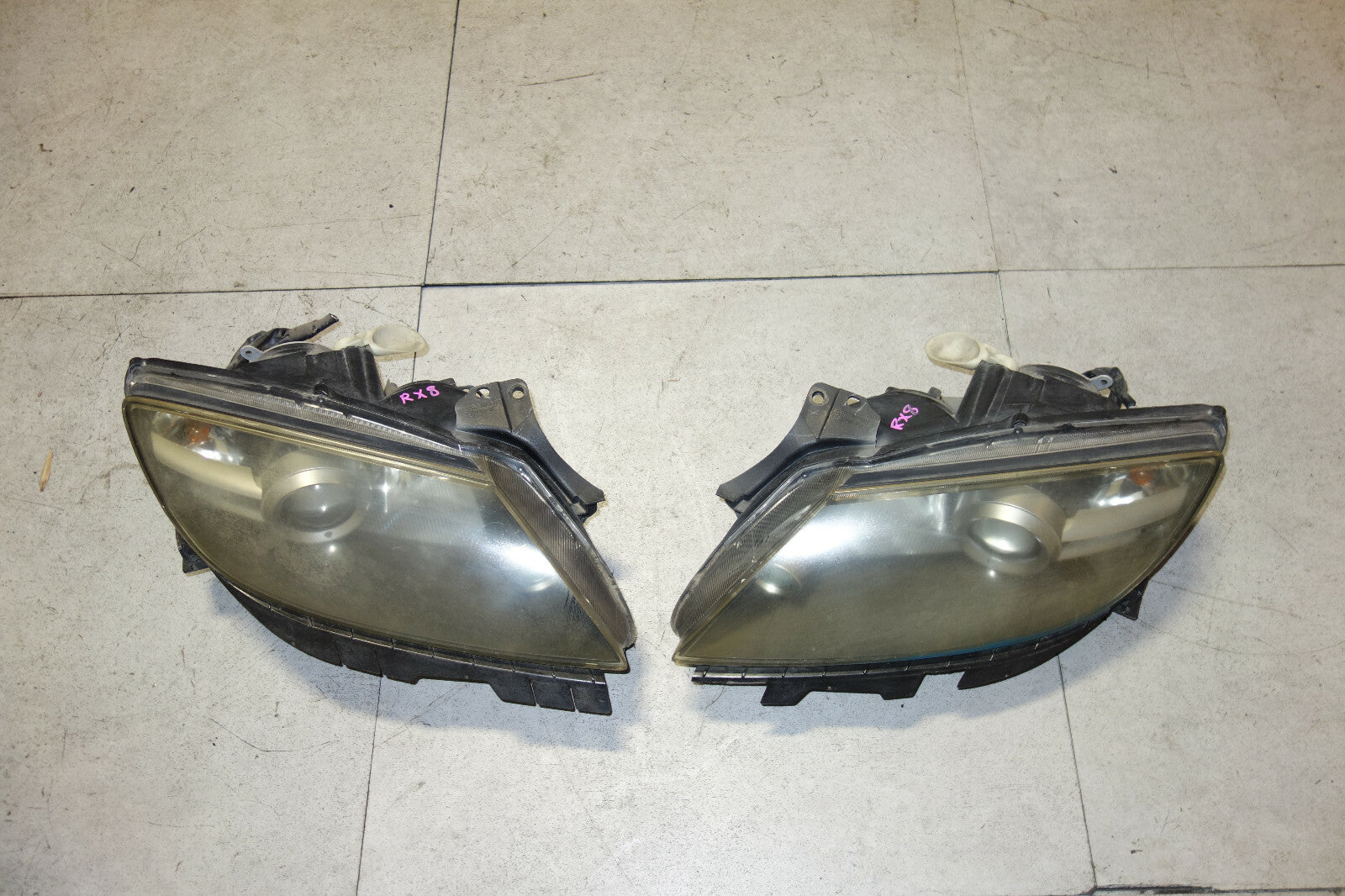 JDM Mazda RX8 SE3P Headlights Headlamp OEM 2004-2008 RX-8 Headlights Head Lights