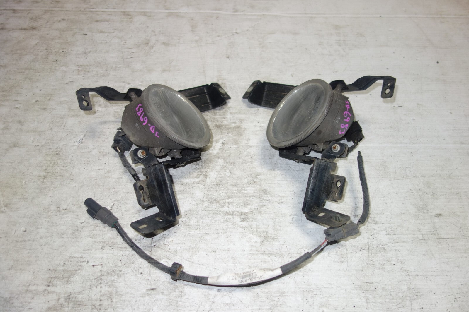 JDM Acura RL Fog Lights Lamps Pair Front Bumper Driving OEM KB1 2005-2008 #7