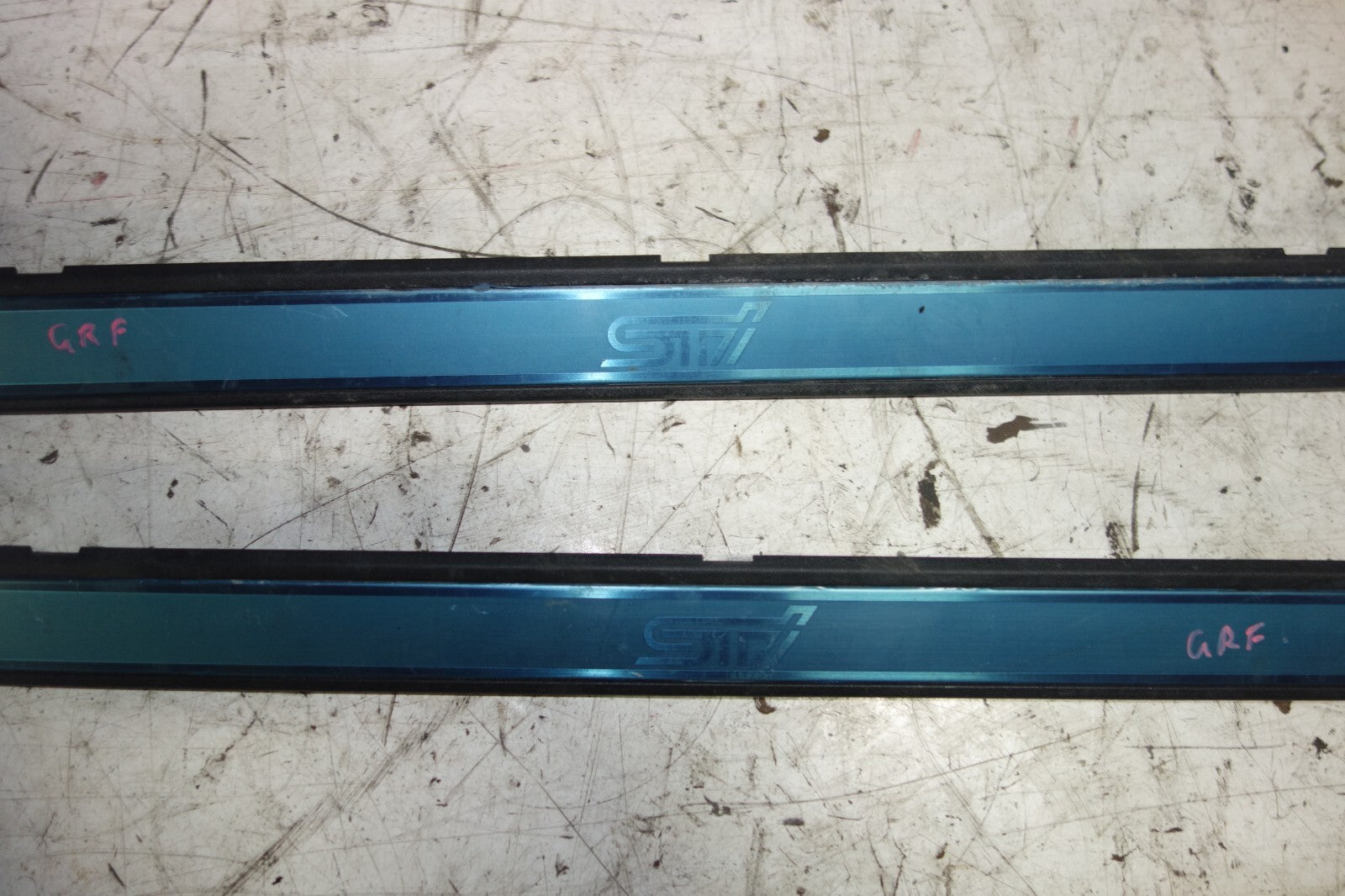 JDM Subaru Impreza WRX STI Door Sills Interior Scuff Plates 2008-2014 GRB GRF