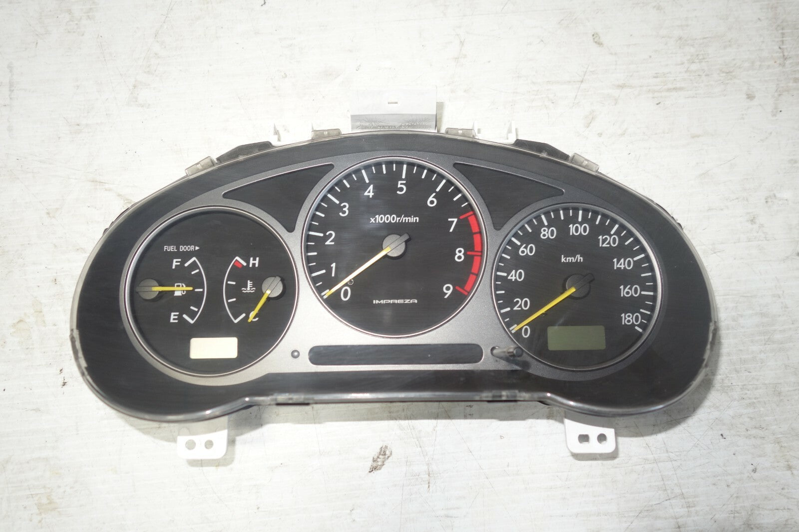 JDM 02-03 SUBARU IMPREZA WRX VERSION 7 MANUAL GAUGE CLUSTER SPEEDOMETER M-349