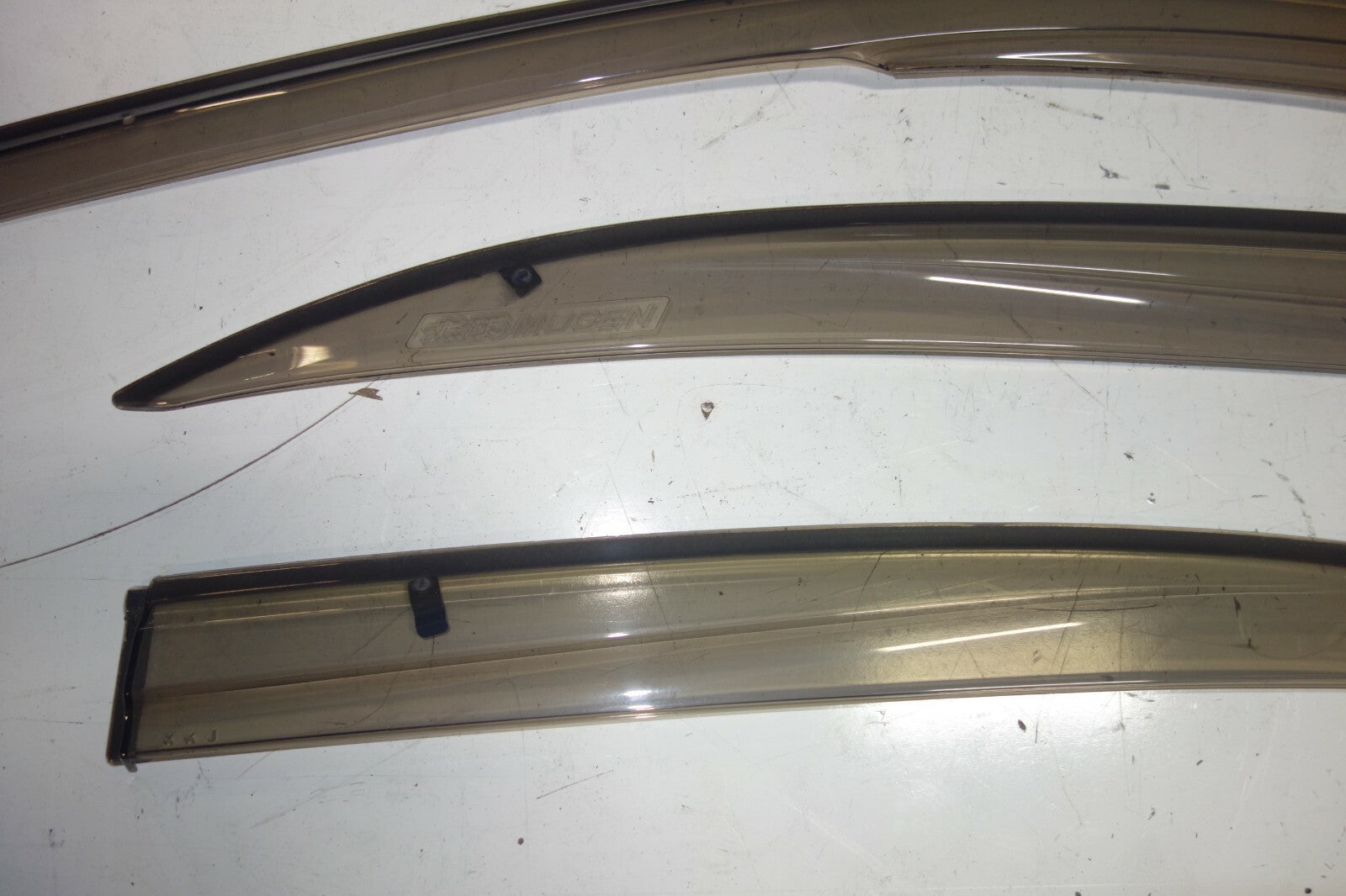 JDM 2005-2008 ACURA RL KB1 MUGEN WINDOW VISORS OEM RAIN GUARDS RARE