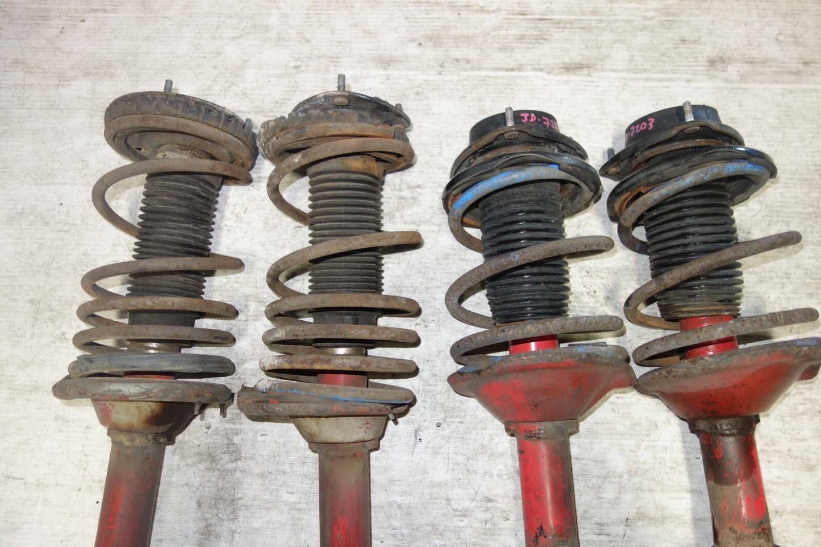JDM Subaru Impreza WRX STi Shocks Struts Spring 2002 2003 2004 2005 2006 2007 V7