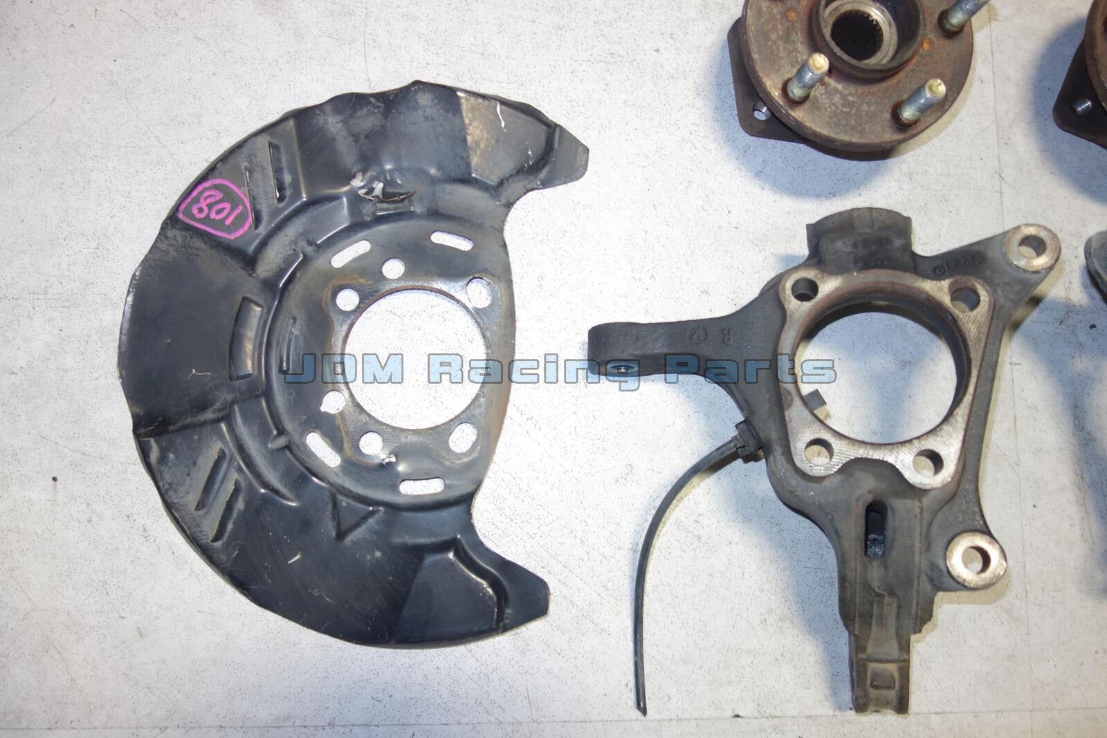 JDM Subaru Impreza Front Wheel Hub Bearing Knuckles Pair Hatch Sedan 2008-2014