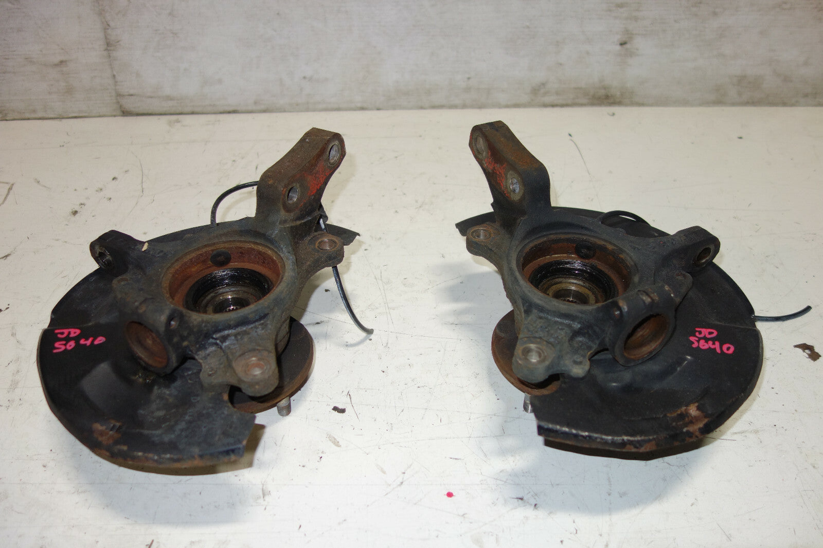 2002-2007 JDM Subaru Impreza Wrx Sti Front Spindles Hubs Knuckles Bearings 5X100
