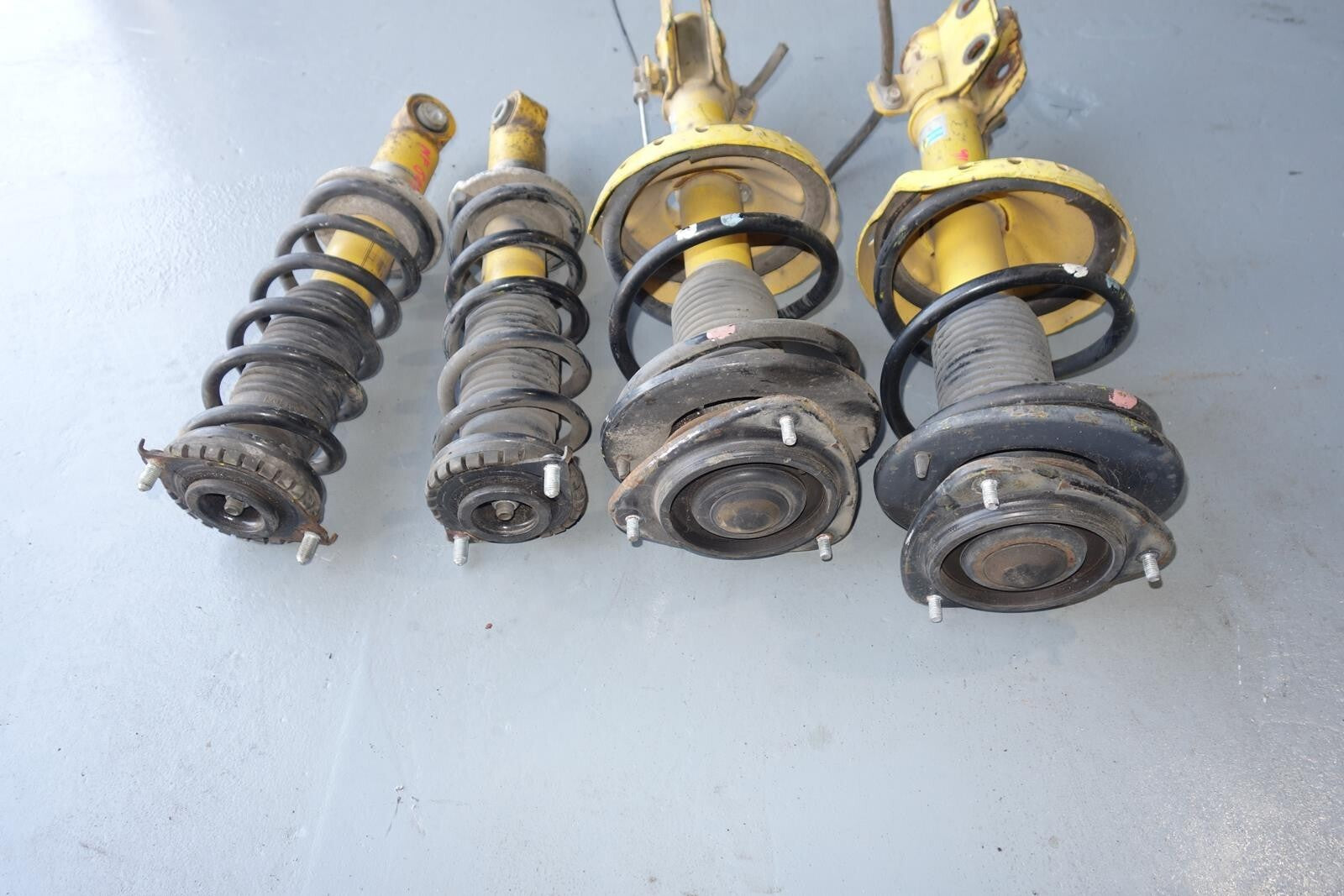 JDM Subaru Legacy Bilstein Yellow Shocks Struts Springs 2005-2009 MF-840
