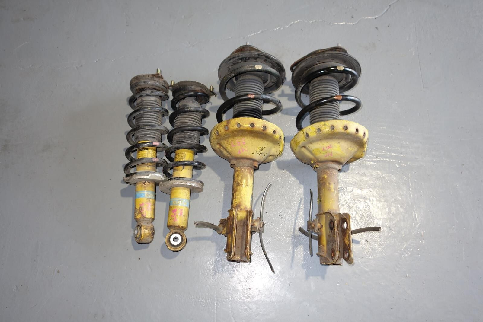 JDM SUBARU LEGACY BILSTEIN SPEC-B SHOCKS FRONT & REAR STRUTS COIL 05-2009 MF-857