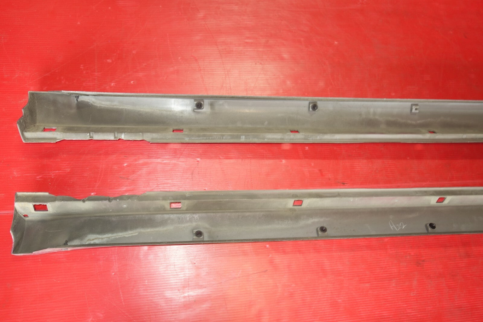 JDM Subaru Forester XT XS OEM Factory Side Skirts Rocker Panels 2003-2008 #6290