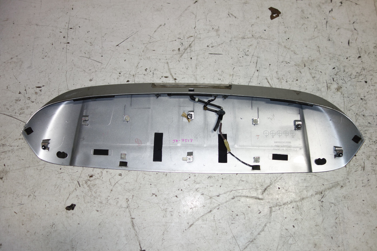 JDM Subaru Legacy Outback Rear Top Spoiler Wing w/ Brake Light 2005-2009 Wagon