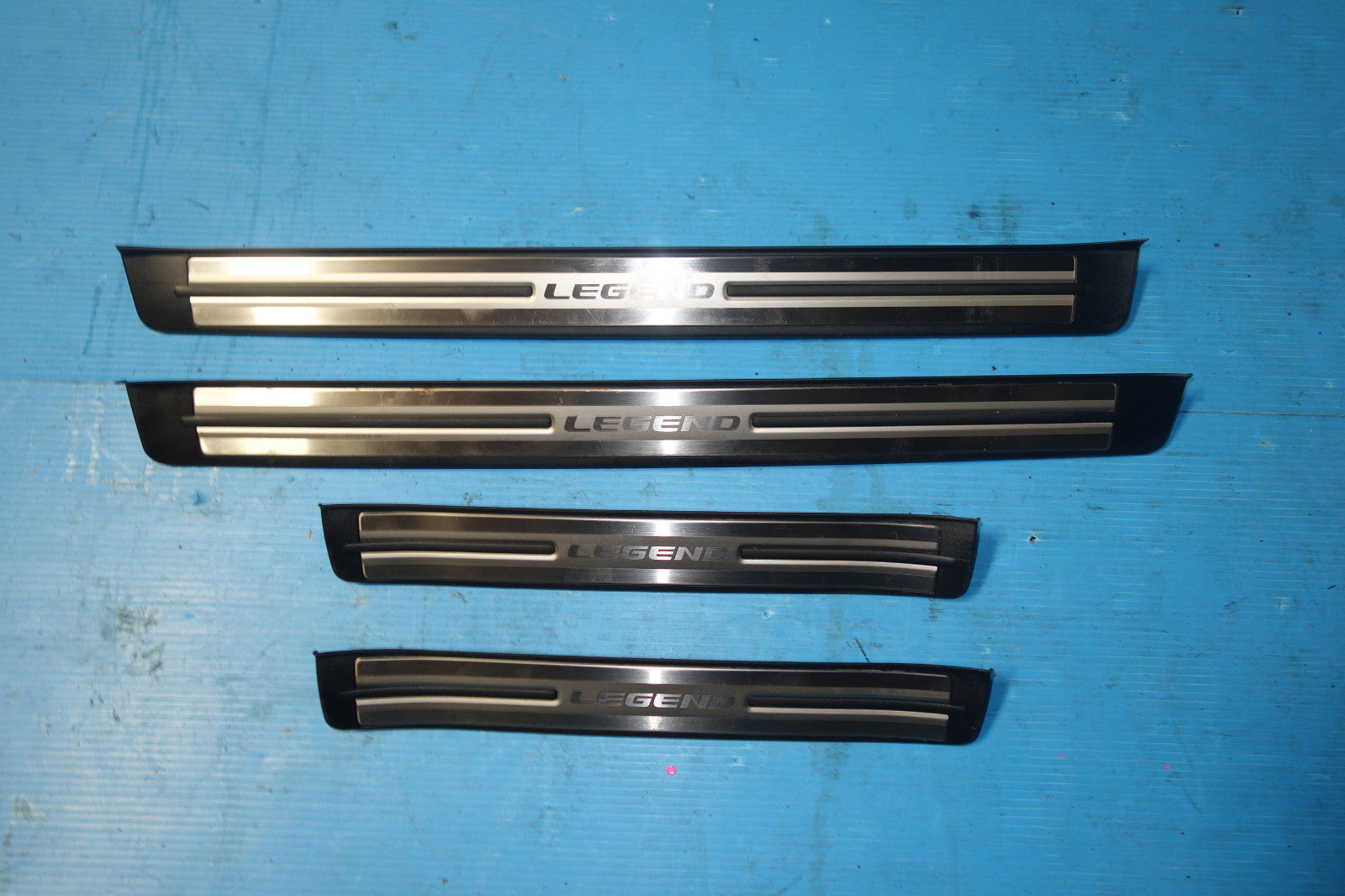 JDM Acura RL Chrome OEM Front Rear Door Sills Plates Steps 2005-2008 #5258