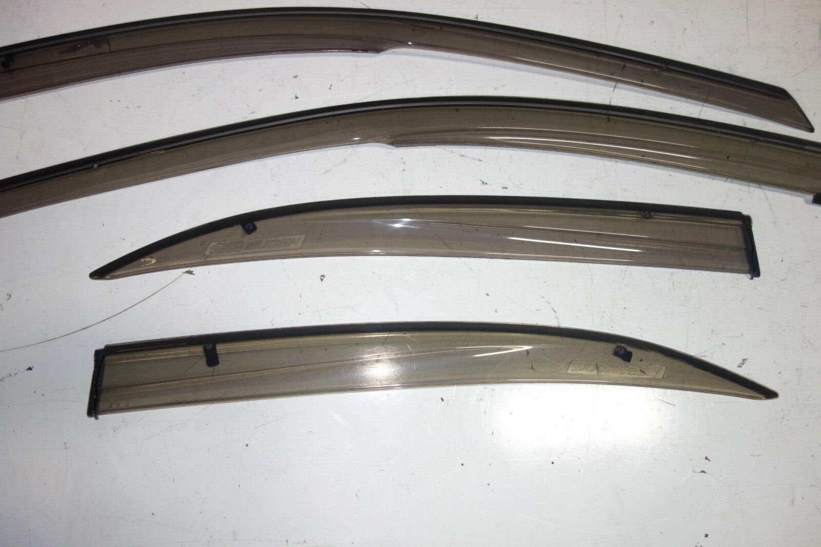 JDM 2005-2008 ACURA RL KB1 MUGEN WINDOW VISORS OEM RAIN GUARDS RARE