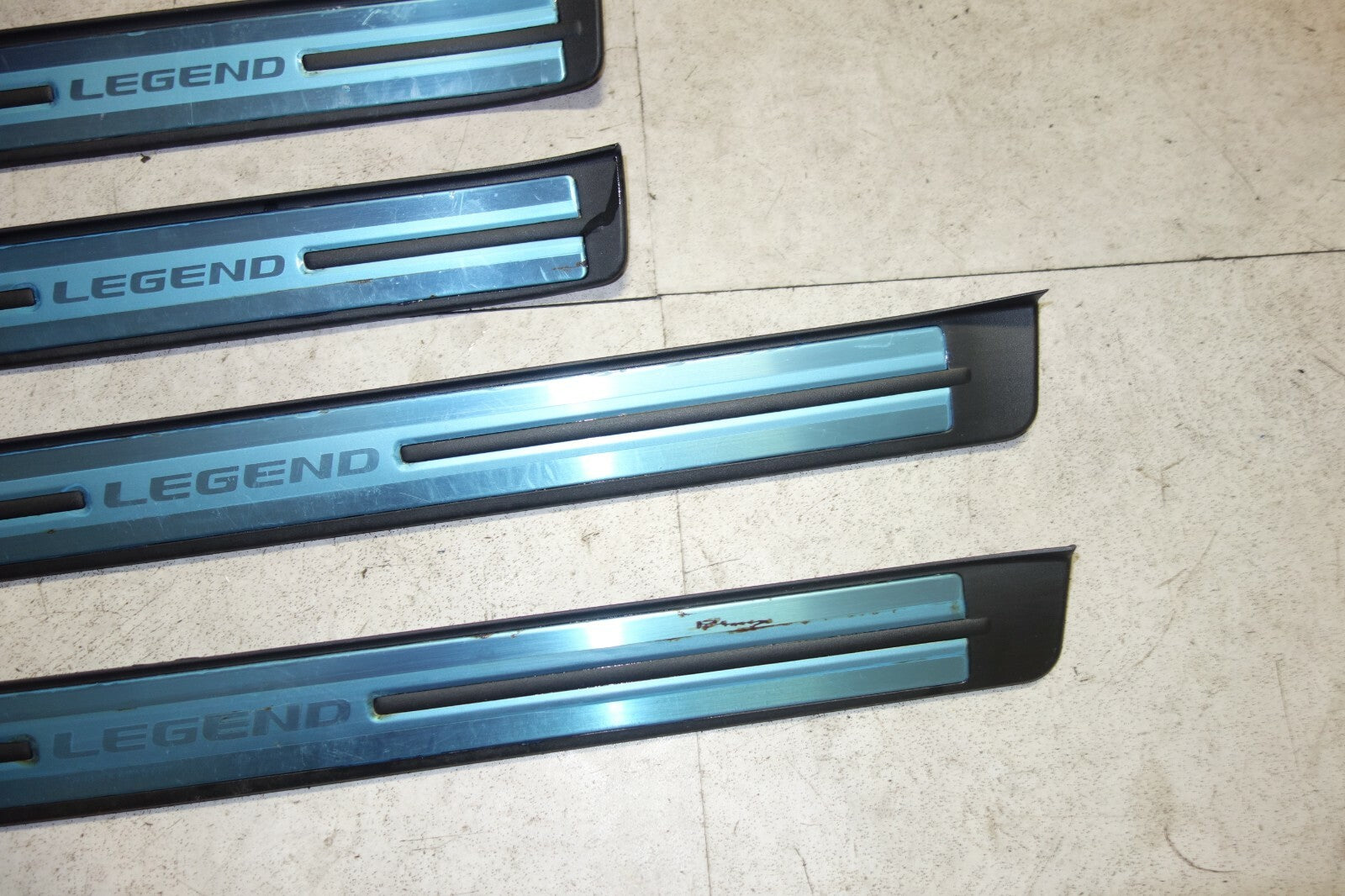 JDM Acura RL Honda Legend OEM Door Sills Scuff Plates Side Steps 2005-2008 KB1