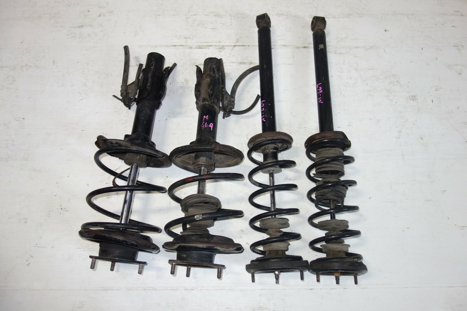 JDM 1995-1998 NISSAN 240SX S14 OEM FRONT & REAR SHOCKS STRUT FRONT & REAR LH LR