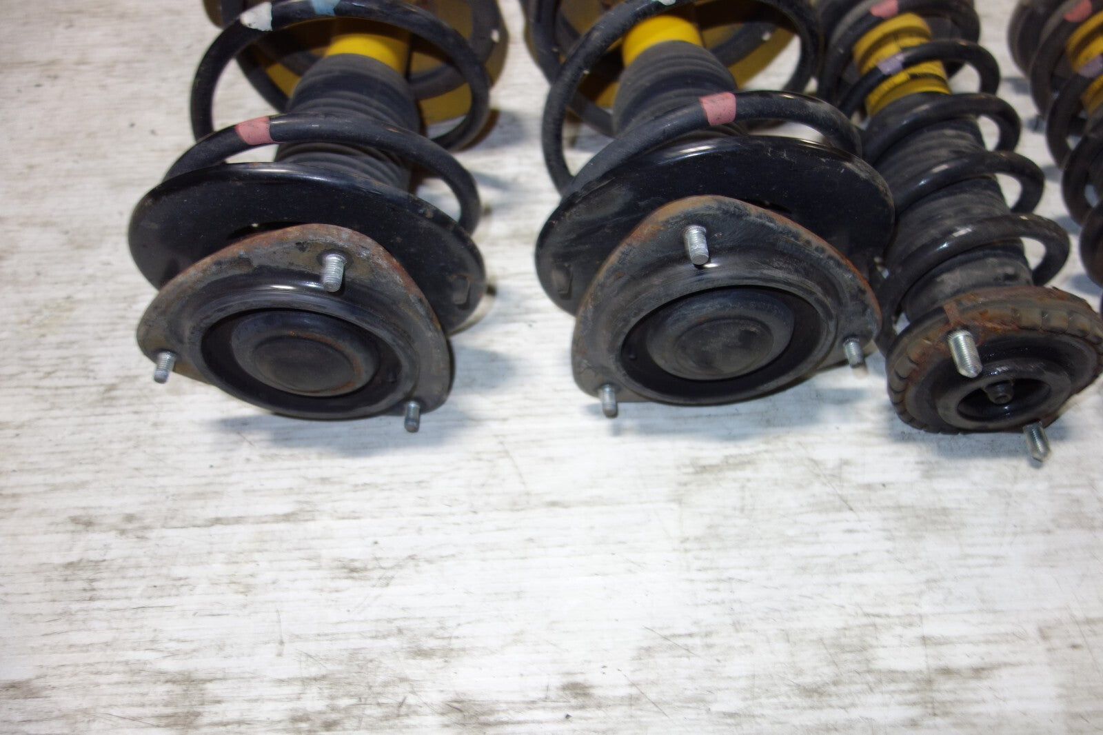 JDM Subaru Legacy Bilstein Yellow Shocks Struts Springs 2005-2009 #7684