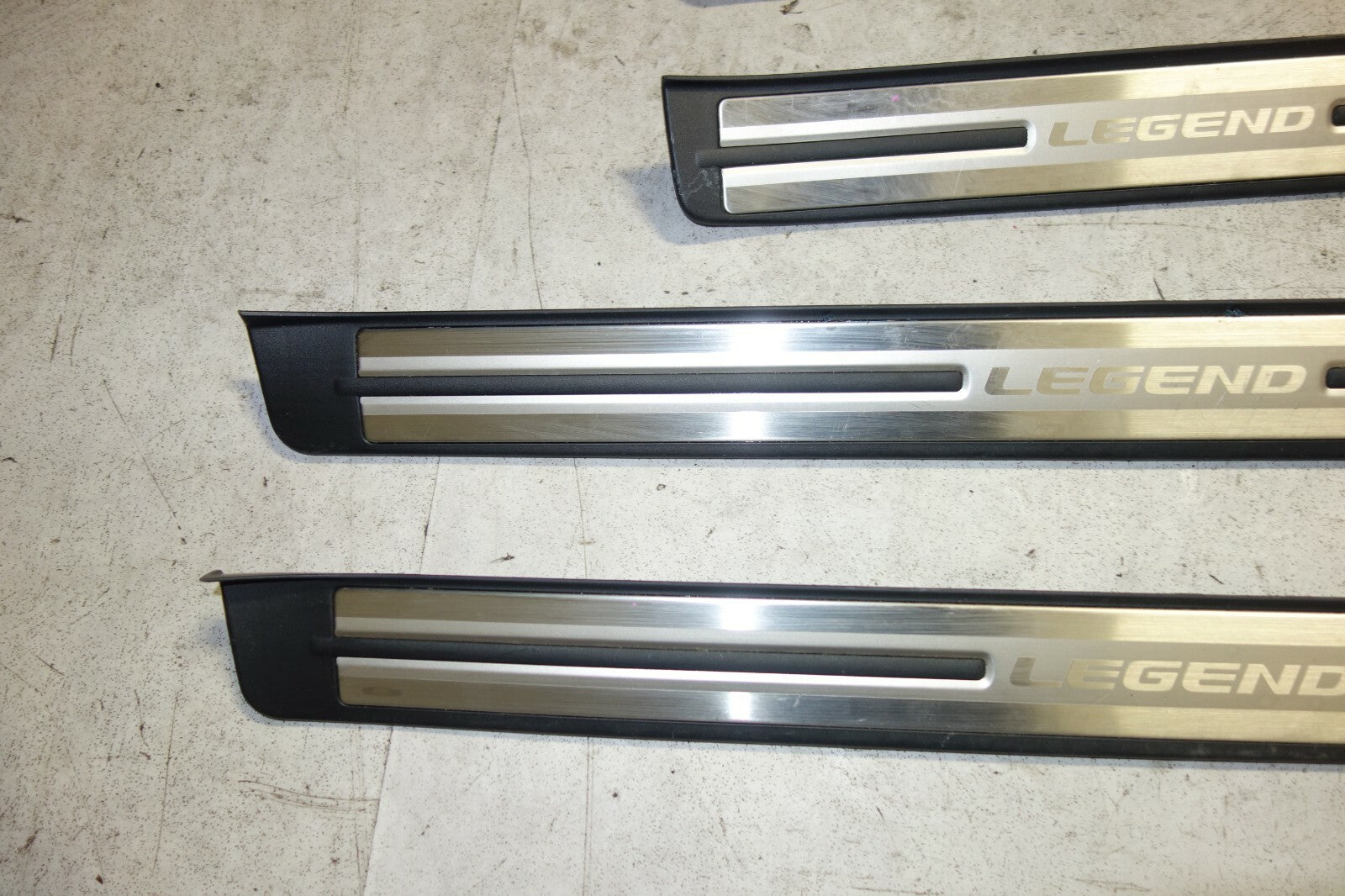 JDM Acura RL Honda Legend OEM Door Sills Scuff Plates Side Steps 2005-2008 KB1