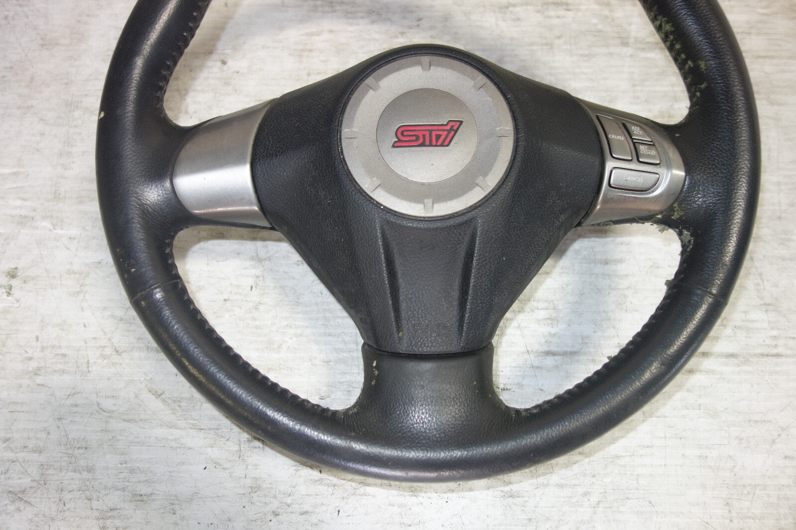 JDM Subaru Impreza WRX STi GR GRB Steering Wheel & Hub 2008-2014 STi V10 GVF
