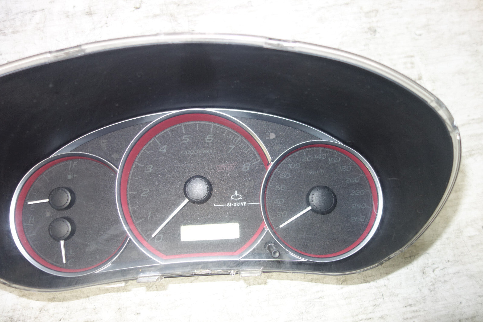 JDM Subaru Impreza WRX STI Gauge Cluster 260KM/H 2008-2014 GRF