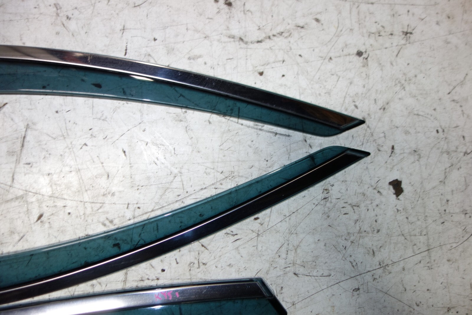 JDM Infiniti M35H M37 M56 Q70 Window Visors Rain Guards OEM 2011-2014