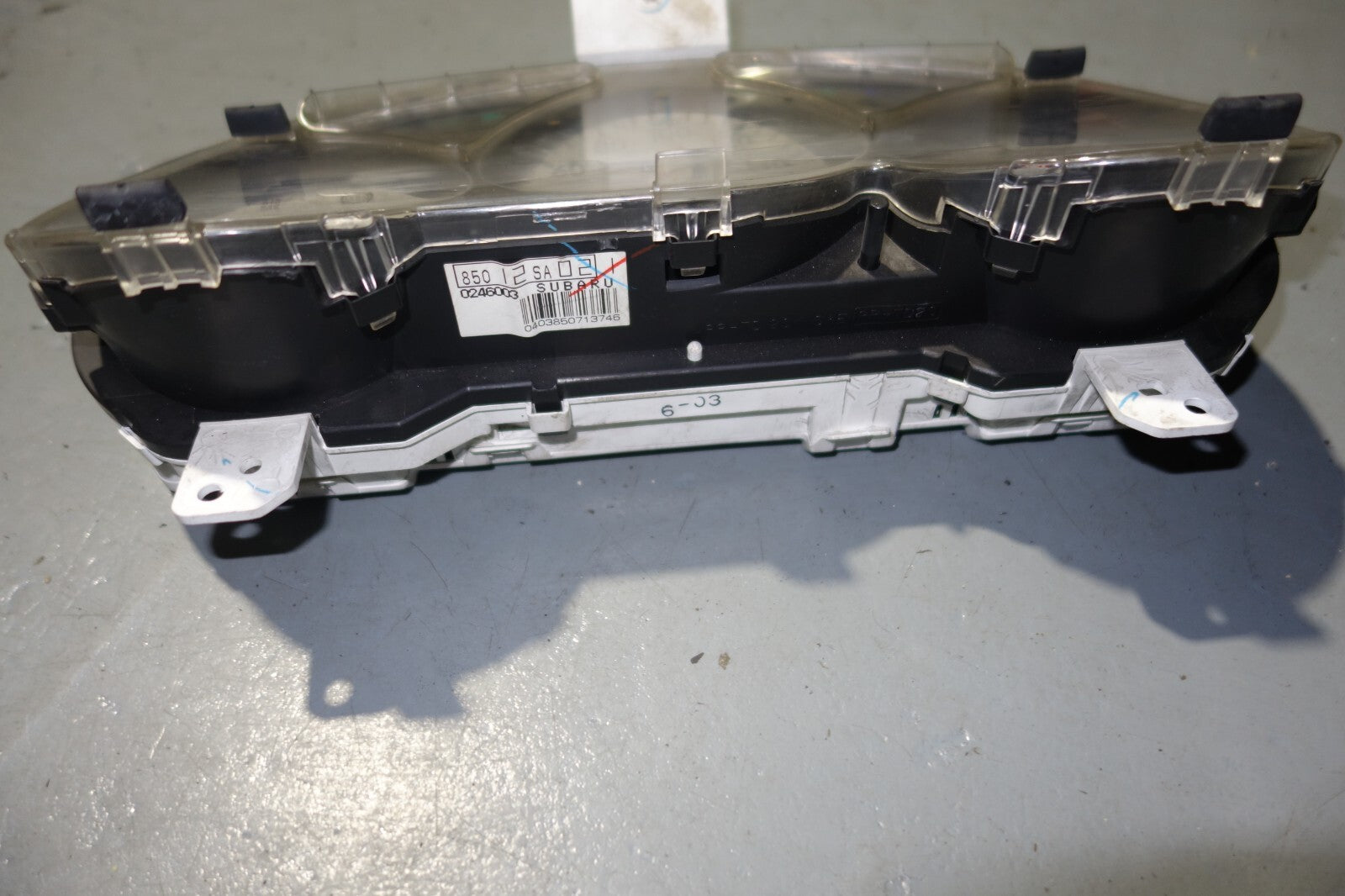 JDM SUBARU FORESTER SG5 MANUAL 5 SPEED GAUGE CLUSTER SPEEDOMETER 2003-2008