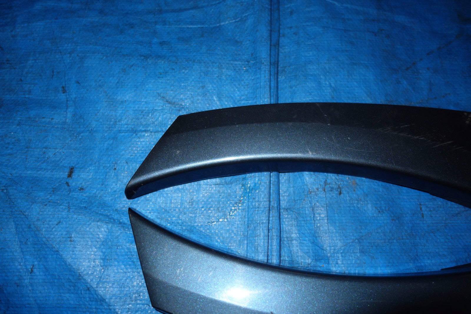 JDM Subaru Legacy OEM Quarter Panel Trim Moulding Molding Pair Blue 2005-2009