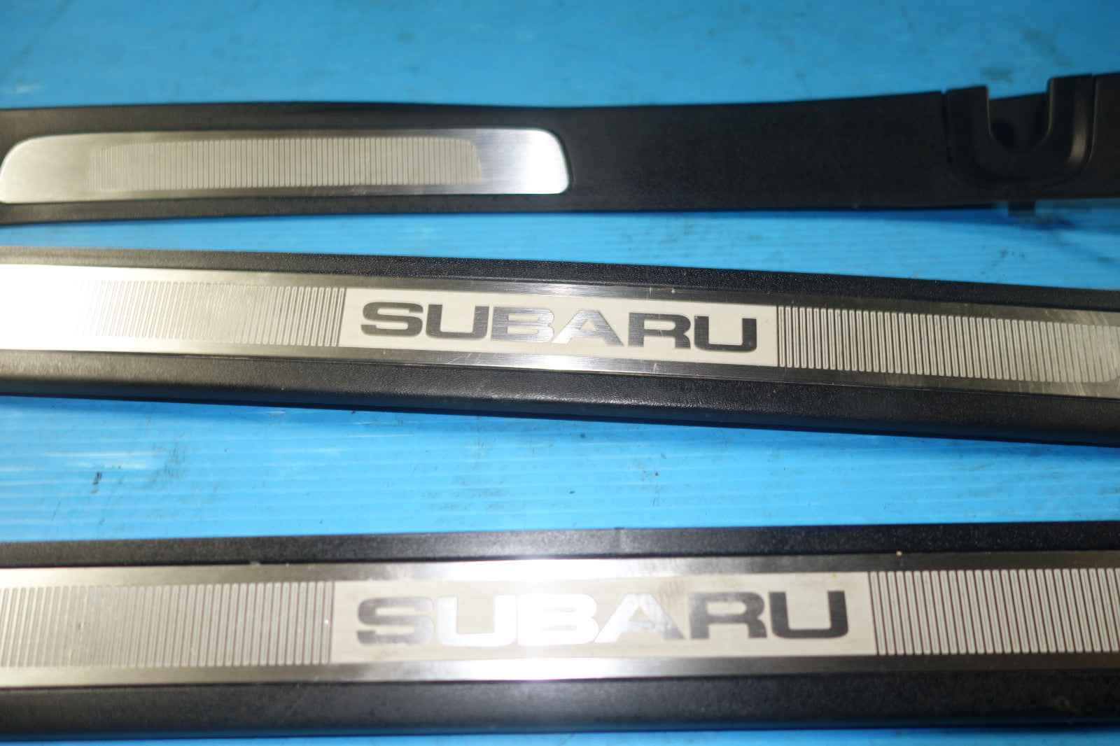 JDM Subaru Legacy Front Rear Door Sills Scuff Plates Step BPE 2005-2009 #5259