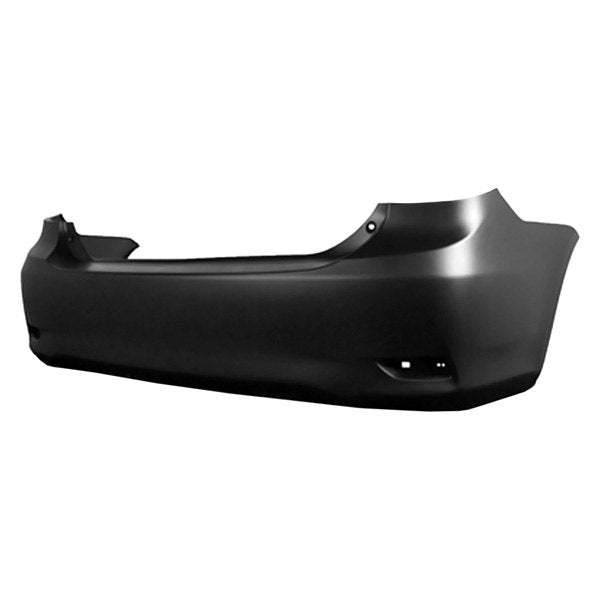 TOYOTA COROLLA 2009-2013 — REAR BUMPER PRIMED; W/O SPOILER HOLE; N-AMERICA BUILT 2011-2013 ( EXCEPT S/XRS )