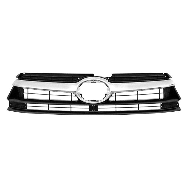 TOYOTA HIGHLANDER 2014-2019 — GRILLE; PAINTED-DK-GRAY; W/CHROME MOLDING; HIGHLANDER/HYBRID 2014-2016