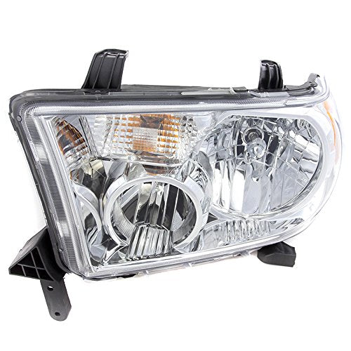 TOYOTA TUNDRA 2007-2013 — HEAD LAMP LH; W/O LEVEL ADJUSTER; SEQUOIA 08-17; TUNDRA PICKUP 07-13