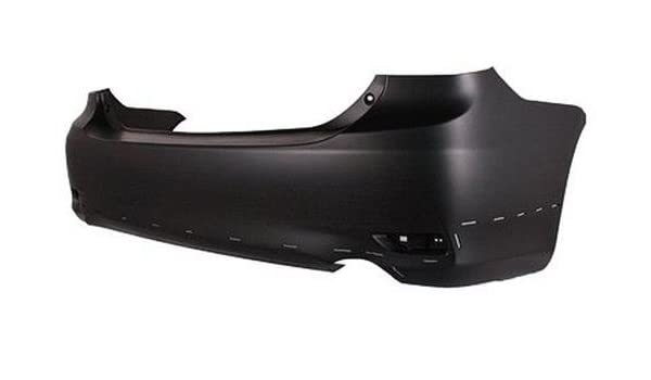 TOYOTA COROLLA 2009-2013 — REAR BUMPER PRIMED ; W/SPOILER; N-AMERICA BUILT; FOR S/XRS; SEDAN 2011-2013