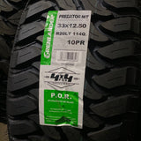 33X12.50R20 GRENLANDER PREDATOR M/T LIGHT TRUCK