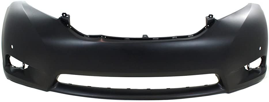 TOYOTA SIENNA 2011-2020 — FRONT BUMPER PRIMED ; W/SENSORS HOLES; W/ FOG LIGHT HOLES; LIMITED ; SIENNA 2011-2017 CAPA